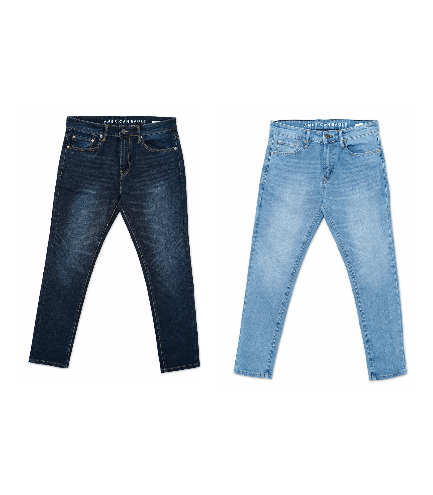 American Eagle Combo (Dark Blue+ Light)-Cross denim