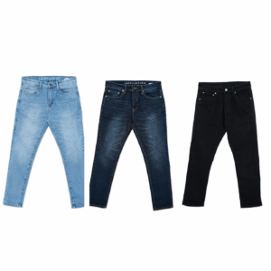American Eagle Combo (Jet Black+Light+Dark BLue)-Cross denim