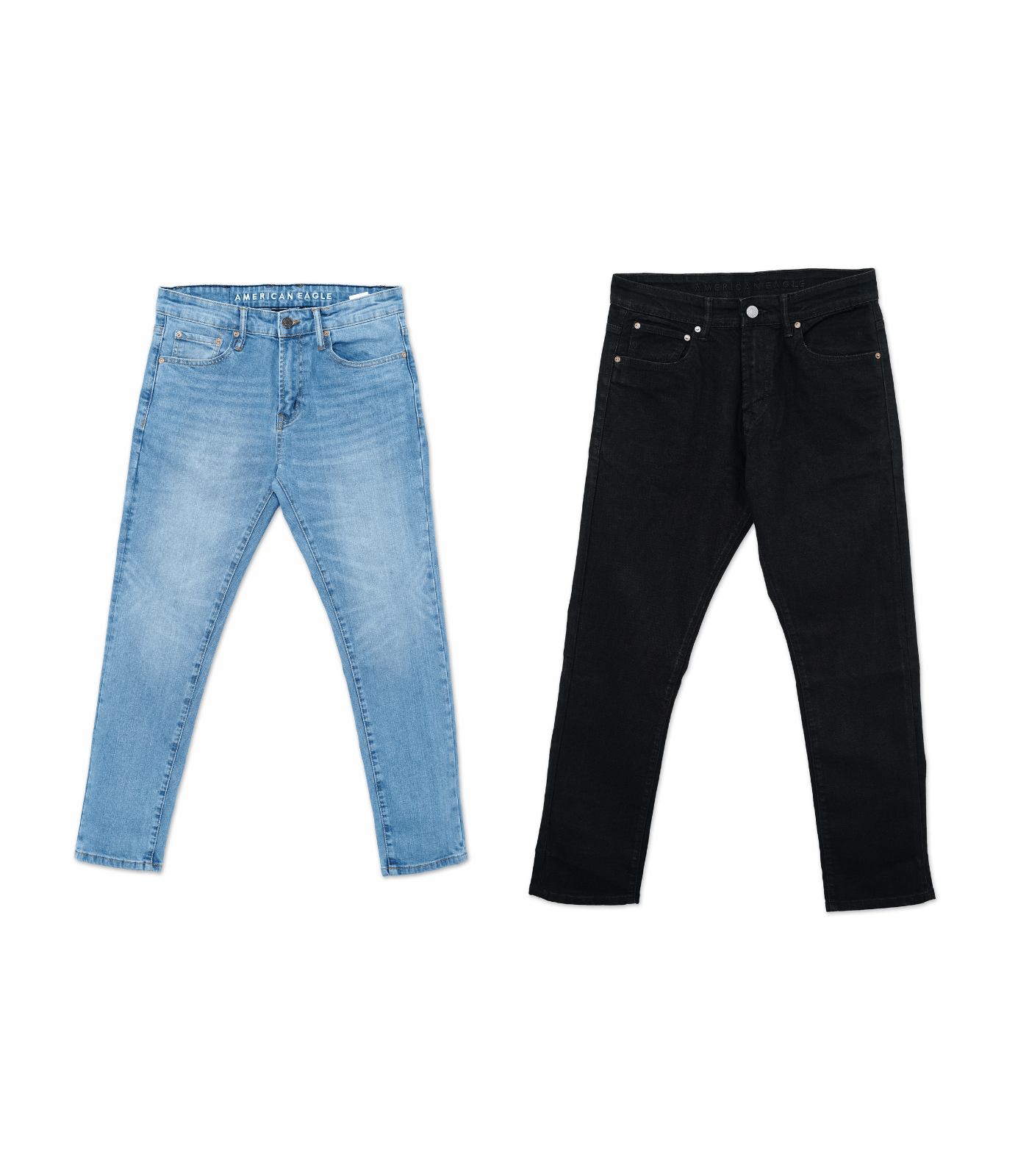 American Eagle Combo (Jet Black+Light)-Cross denim
